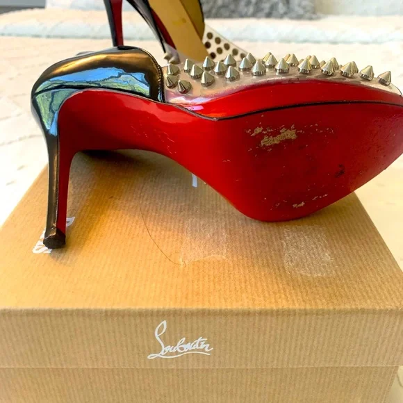 louboutin spiked pumps
